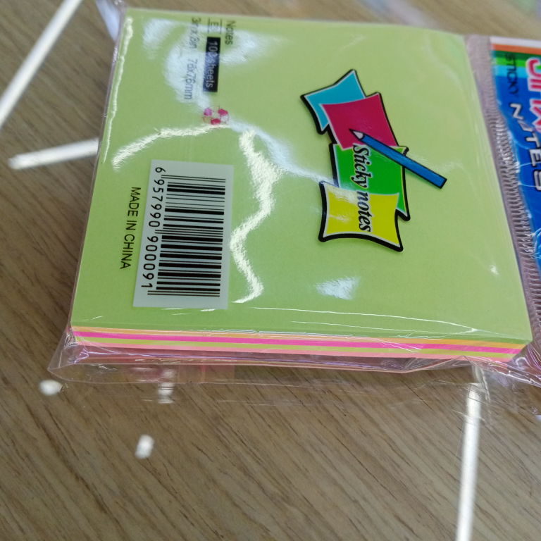 B3 color sticky note paper with overlapping colors