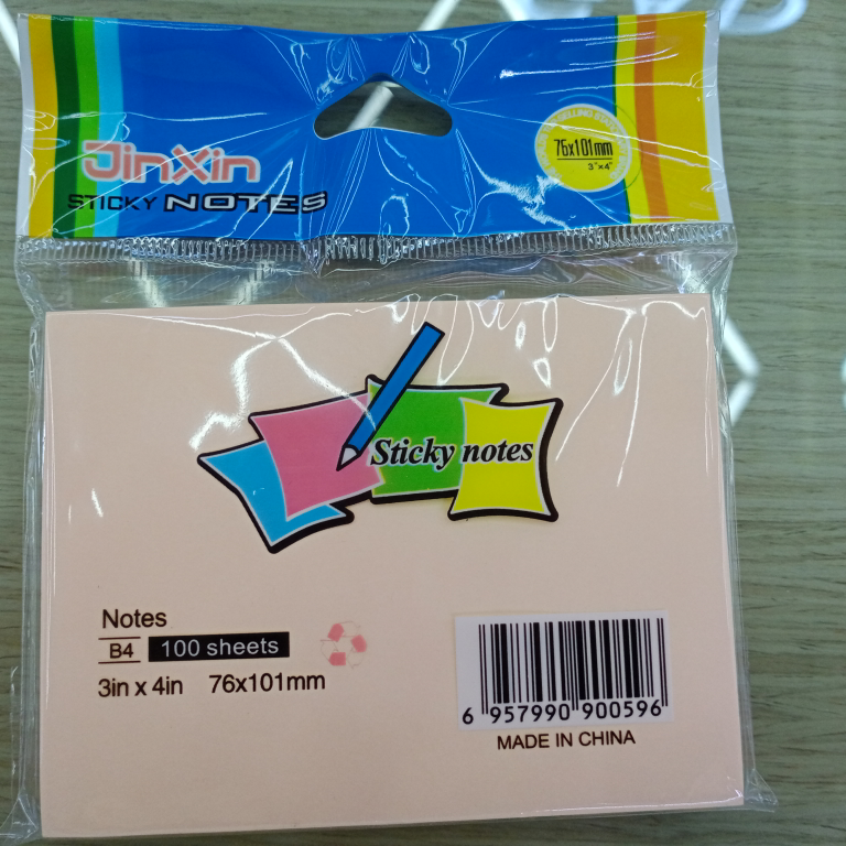 3*4 color sticky notes