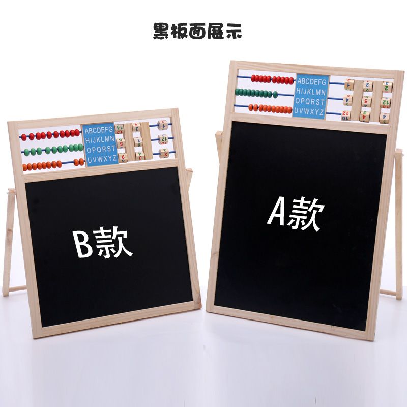 Wooden toys for learning to draw, cultivating doodling and writing, combining education with entertainment. Parent-child game combinations allow children to learn and grow while having fun. Multi-functional learning drawing board Model B Application Scenario