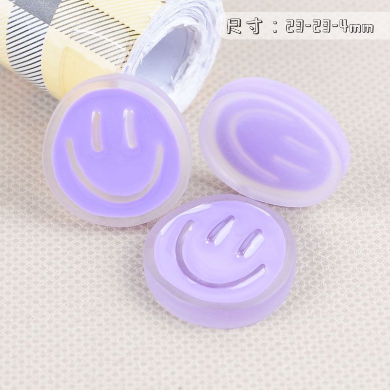厂家直销网红爆款卡通笑脸系列树脂配件 手机壳装饰品眼镜盒贴片产品图
