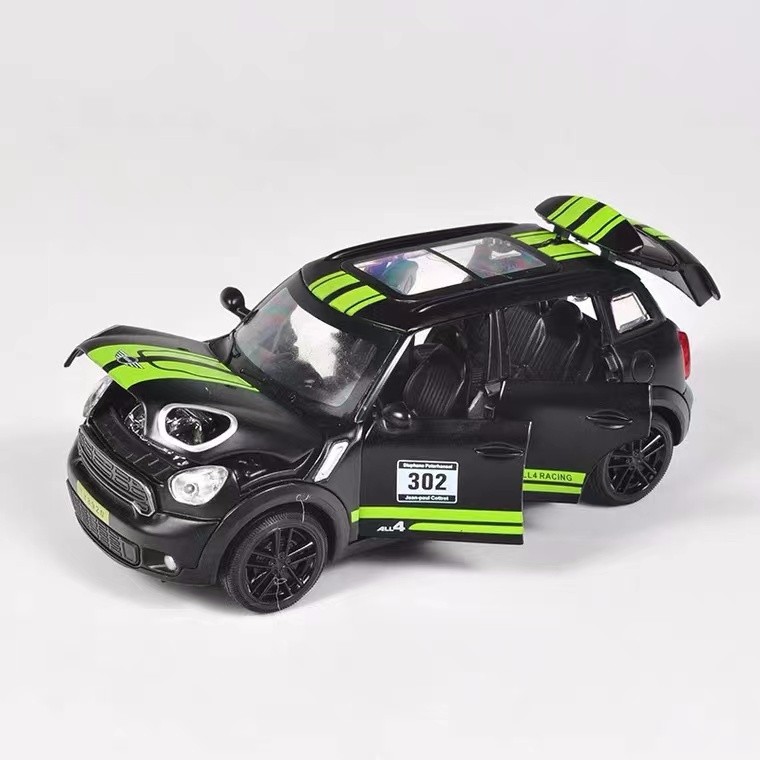 Foreign trade alloy car model, small police car, small model car, fire engine, police car (boxed), small alloy car detail image 4