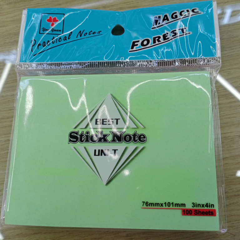 3*4 packaged sticky notes
