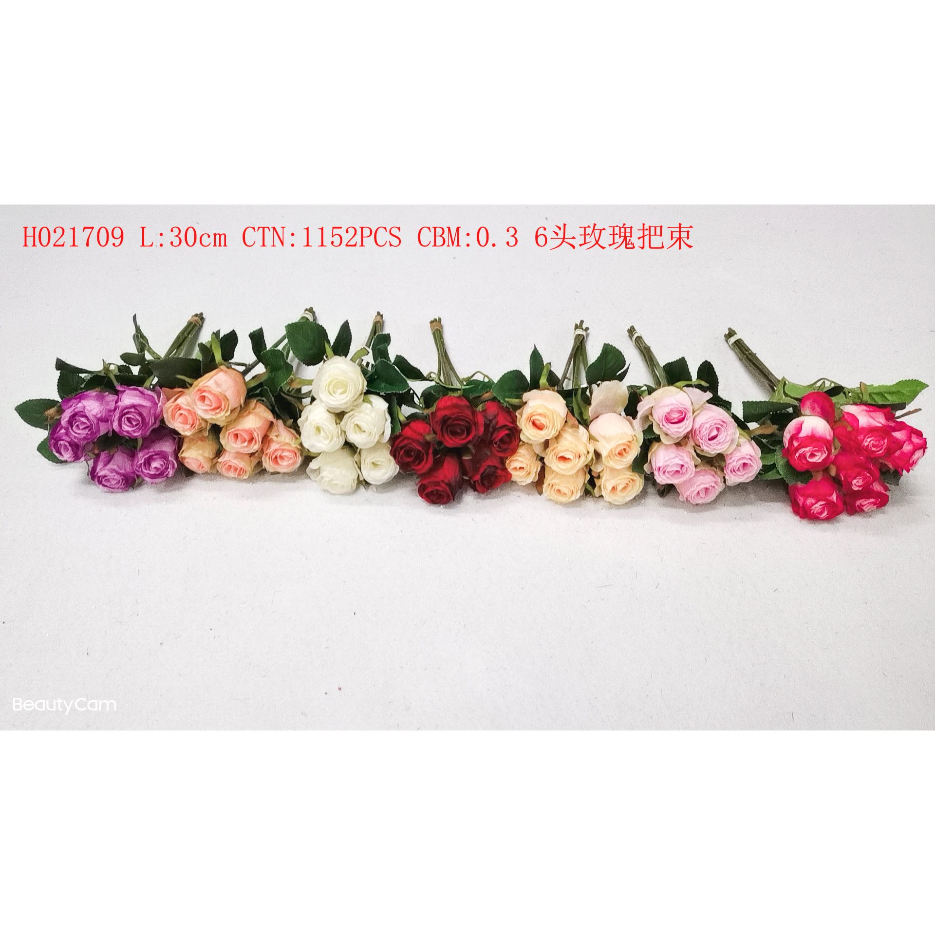 6 rose bunches H021709