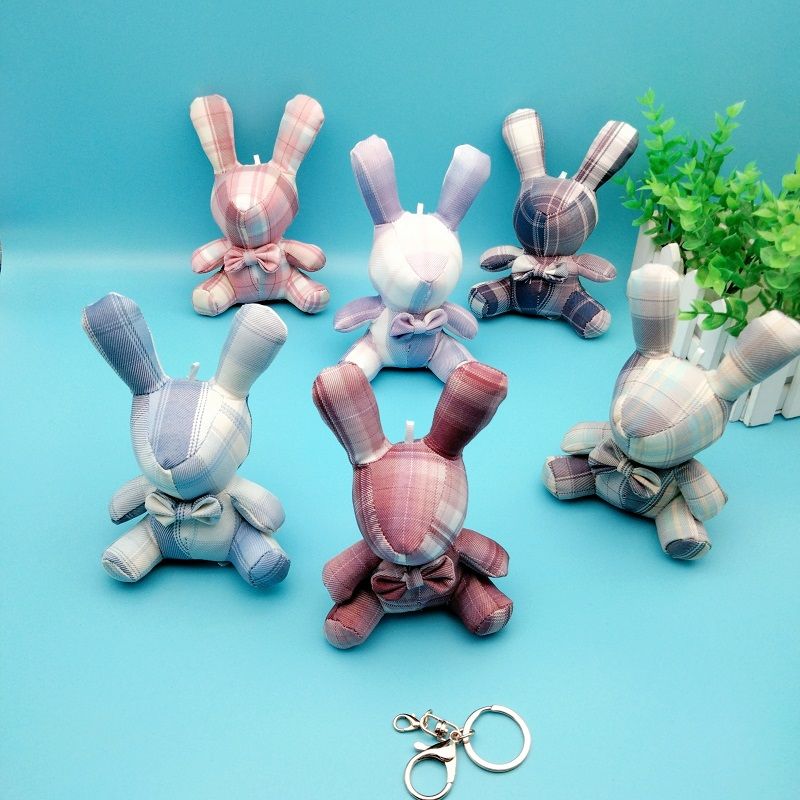 New Instagram celebrity JK Rabbit keychain pendant creative trend bag accessories doll grab machine doll