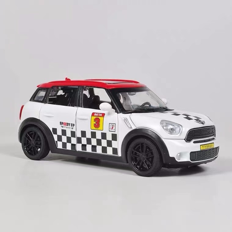 Foreign trade alloy car model, small police car, small model car, fire engine, police car (boxed), small alloy car detail image 2