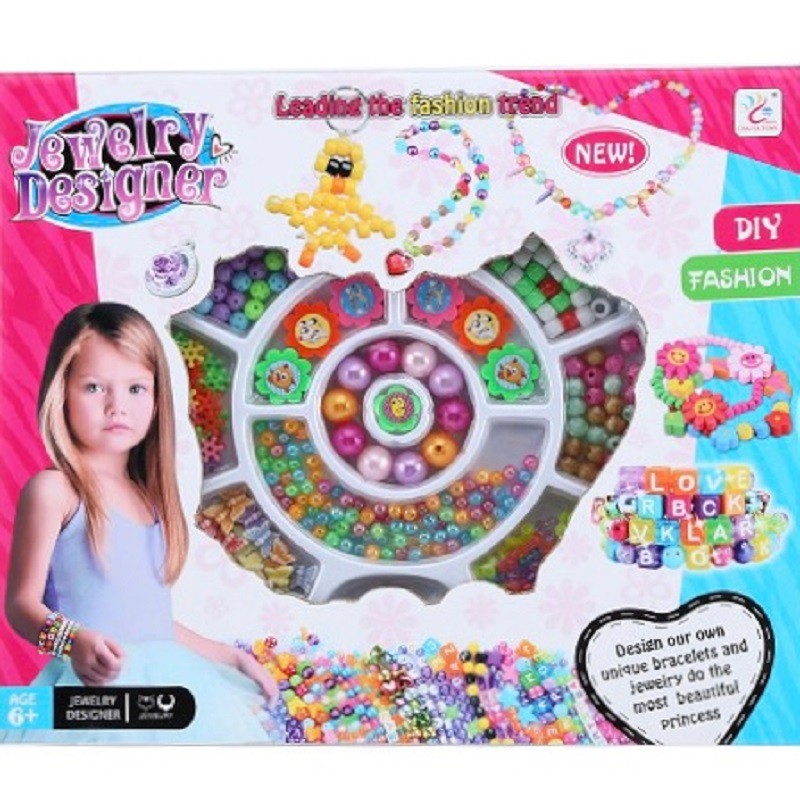 SH077059创意儿童diy手工串珠玩具 女孩手链项链材料益智玩具详情图1