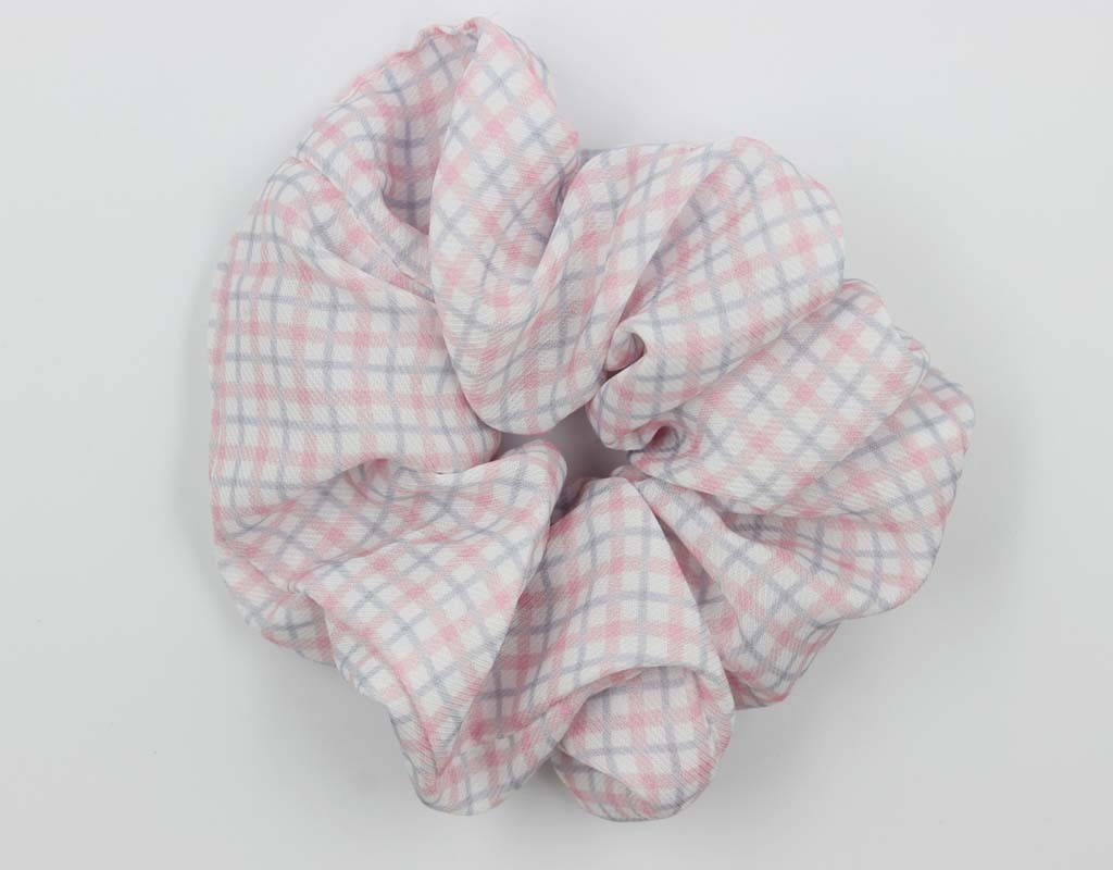 大肠圈夏季日系格子少女简约扎头皮筋头绳2021年新款头饰详情5