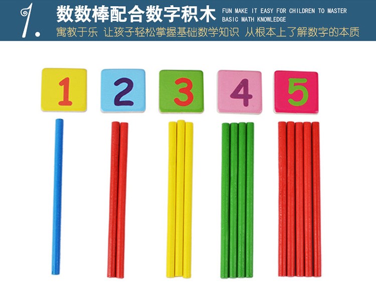 Wooden toys for learning to draw, doodling, writing, education through entertainment, parent-child games, early education, cognitive games, arithmetic ability development, multi-functional calculation learning box detail image 5