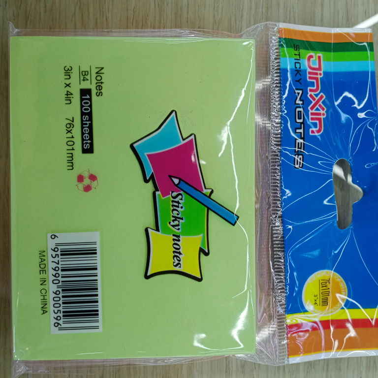3*4 color mixed sticky notes