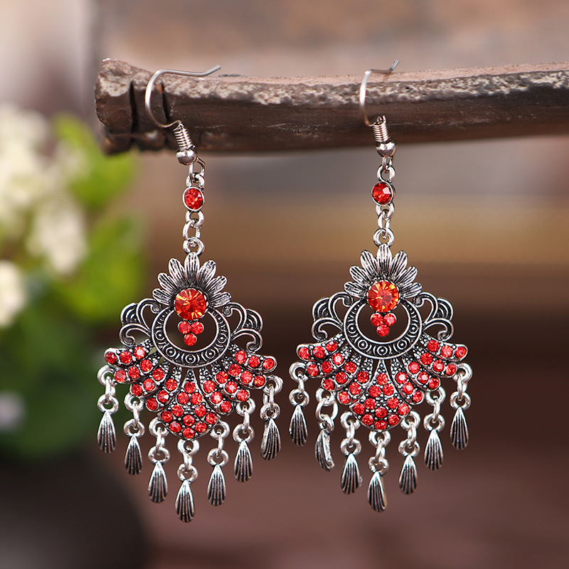 New fashionable, stylish, versatile and simple women's earrings, ethnic style bestsellers, 68 Ya Xin details Picture