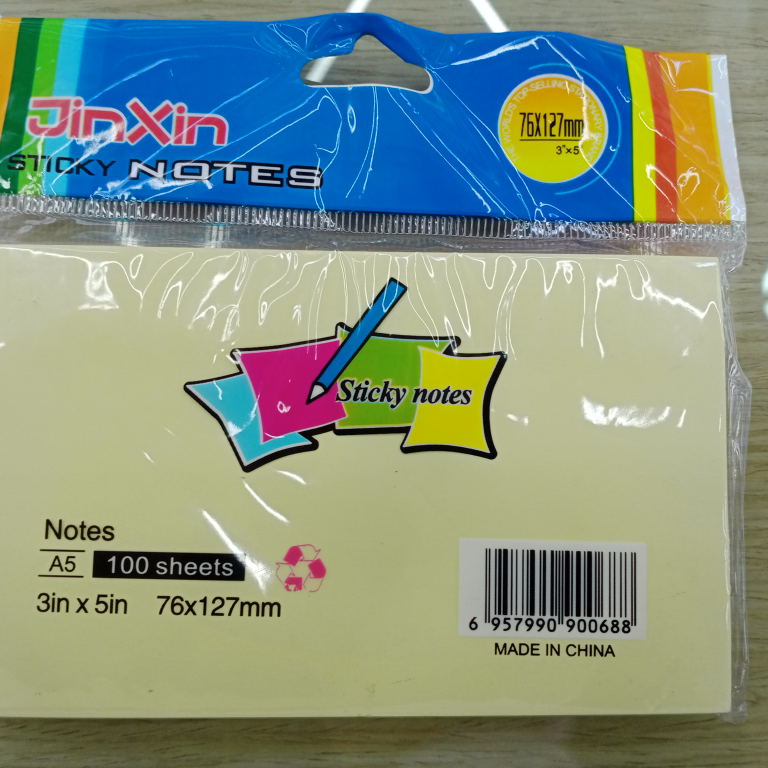 3*5 sticky notes
