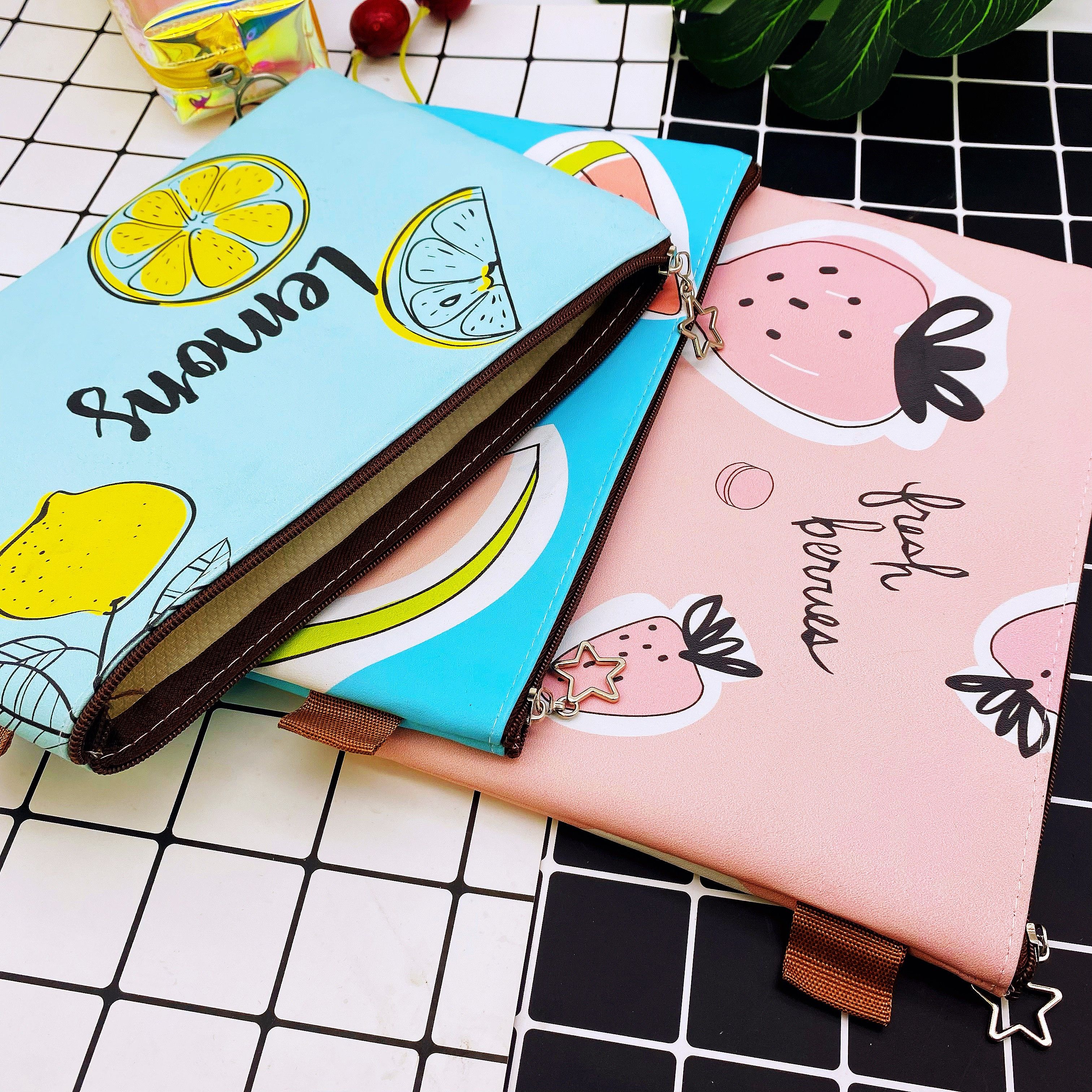 The A5 Large-Capacity Stationery And Pen Bag For Primary And Secondary School Students Is Designed In A Rectangular Shape With A Variety Of Styles details Picture