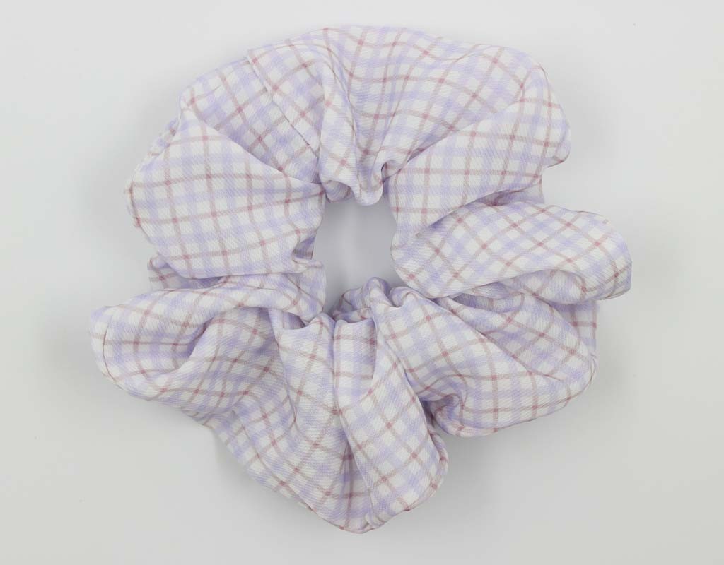 大肠圈夏季日系格子少女简约扎头皮筋头绳2021年新款头饰详情7