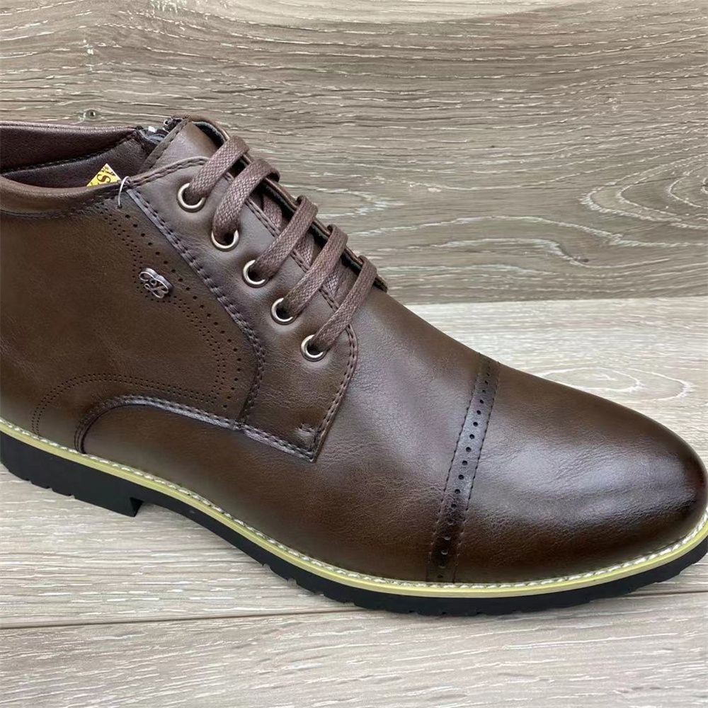 外贸批发皮鞋男英伦系带透气男士结婚皮鞋商务男鞋13