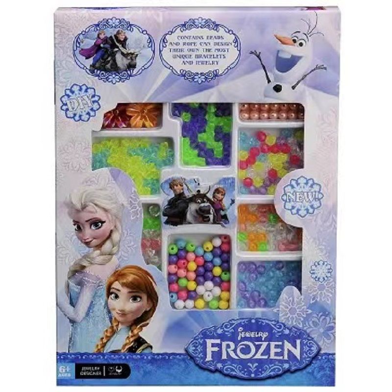 SH077038儿童diy手工串珠套盒 女孩手链项链材料益智玩具厂家热销