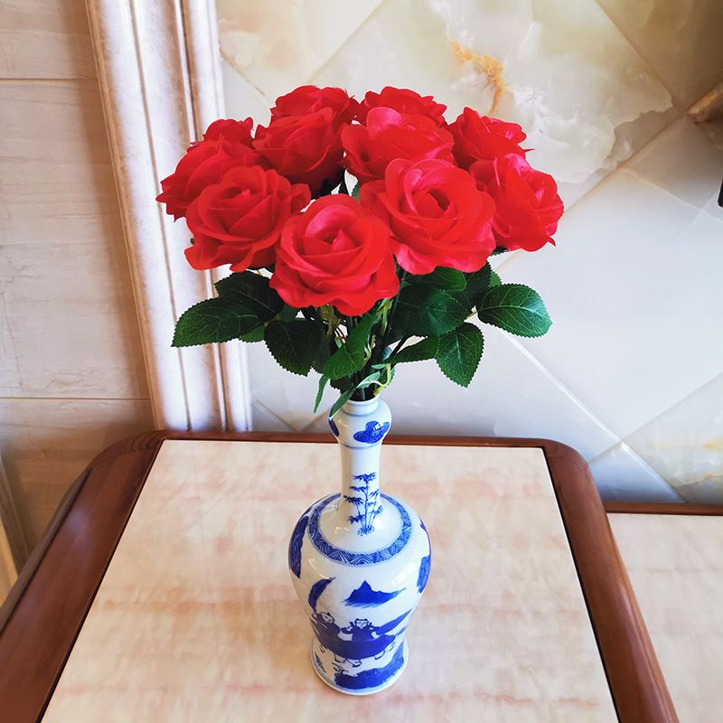 仿真玫瑰实物图