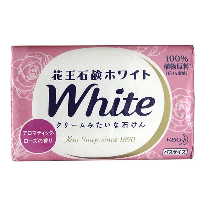 花王white 天然植物香皂玫瑰粉色130g*3个/组详情图1