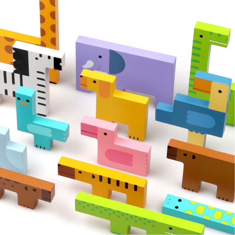 Korea goryeobaby children's puzzle early education animal Tetris baby puzzle toy