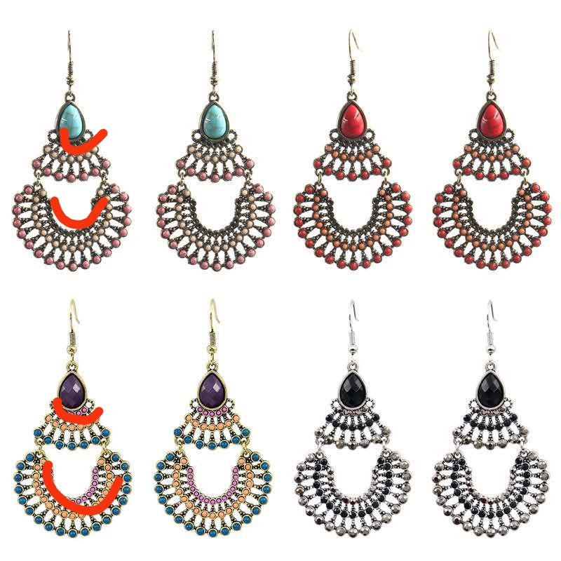 Versatile, fashionable and stylish Bohemian bestseller ethnic style earrings 66 Ya Xin