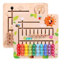 Ten multifunctional arithmetic calculation rack p.65 Children's pre-school math calculation abacus early education educational toy