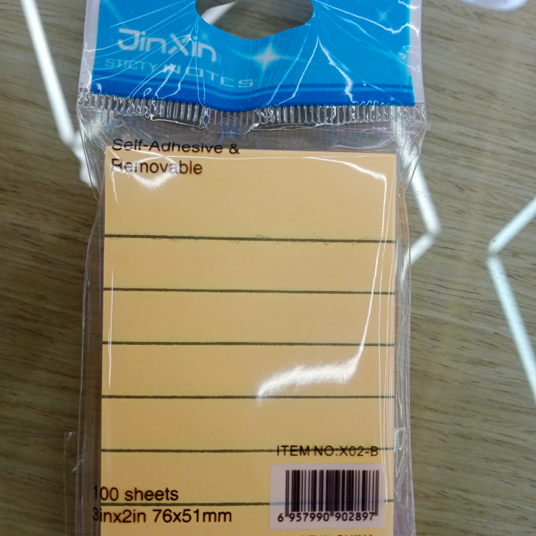 3*2 line sticky notes