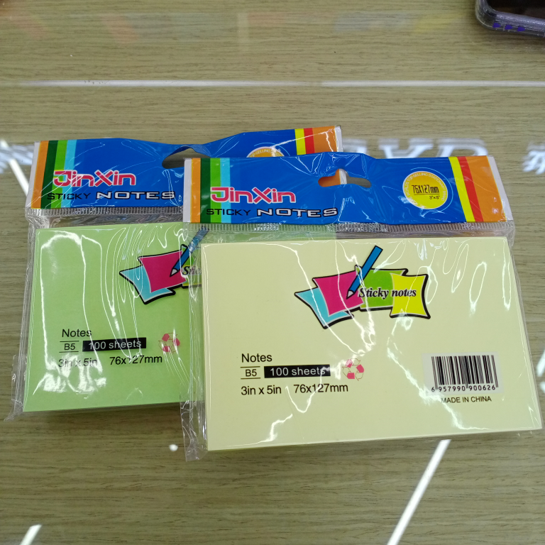 B5 color sticky note paper