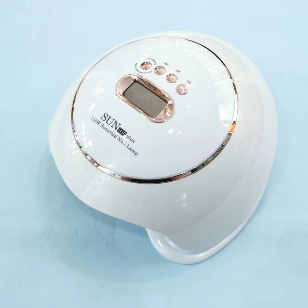 SUN H10 plus智能光疗美甲机118W多档定时30颗双光源灯珠凝胶速干