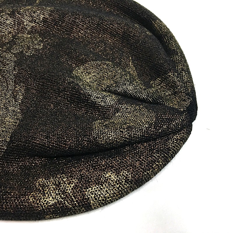印花羊绒针织时装套帽详情图6