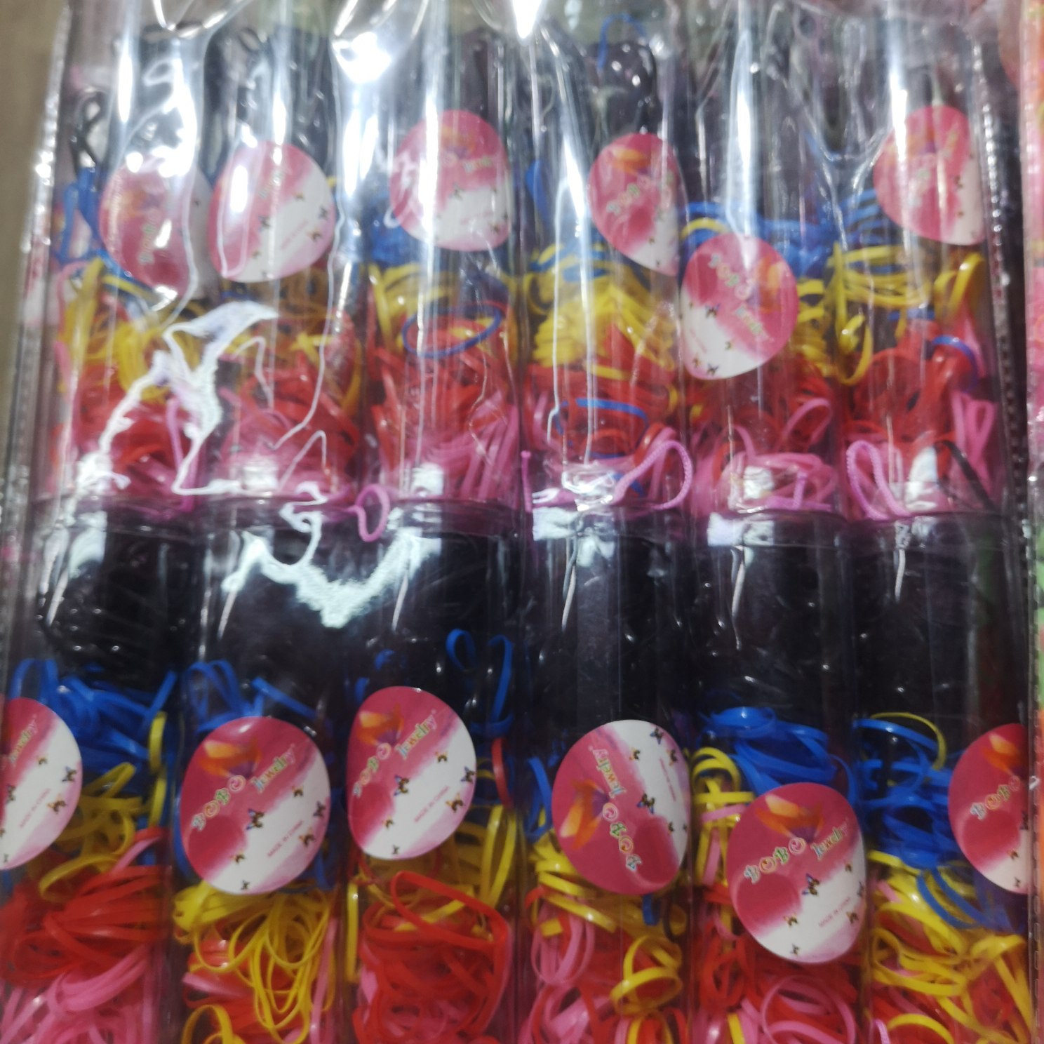 一次性皮筋桶装8024皮筋普色