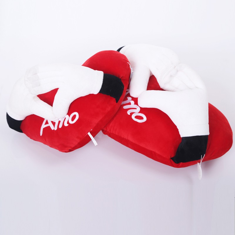 Customized sizes and dimensions of plush toy throw pillows from LOVE throw pillow manufacturers detail image 4