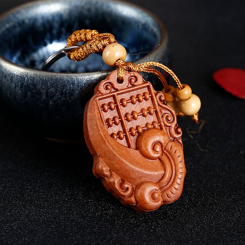 Flat keychain abacus