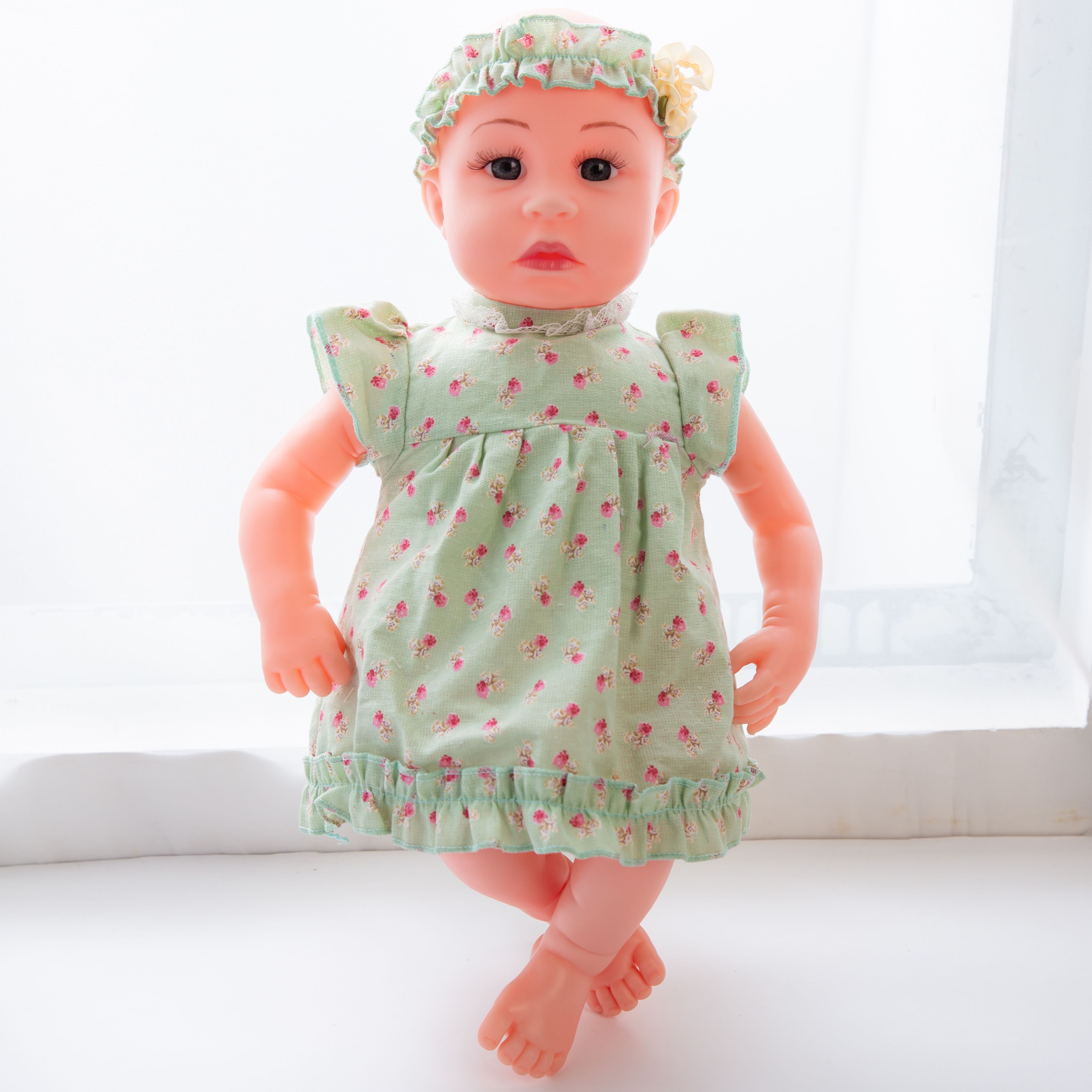 The 35CM vinyl doll can be specified to be burned with IC and the clothes can be removed Specification image