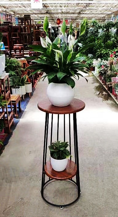吕字家具-室内客厅铁艺花架子放花盆的置物架家用阳台简约多层绿萝架落地式详情7