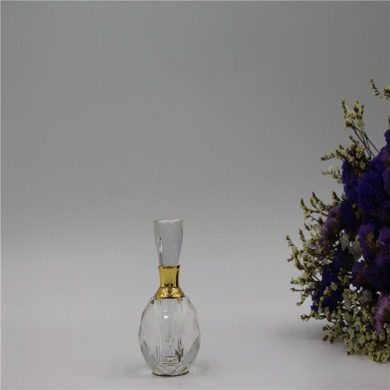 欧式精致水晶香水瓶迷你小号创意透明香水精油瓶产品图