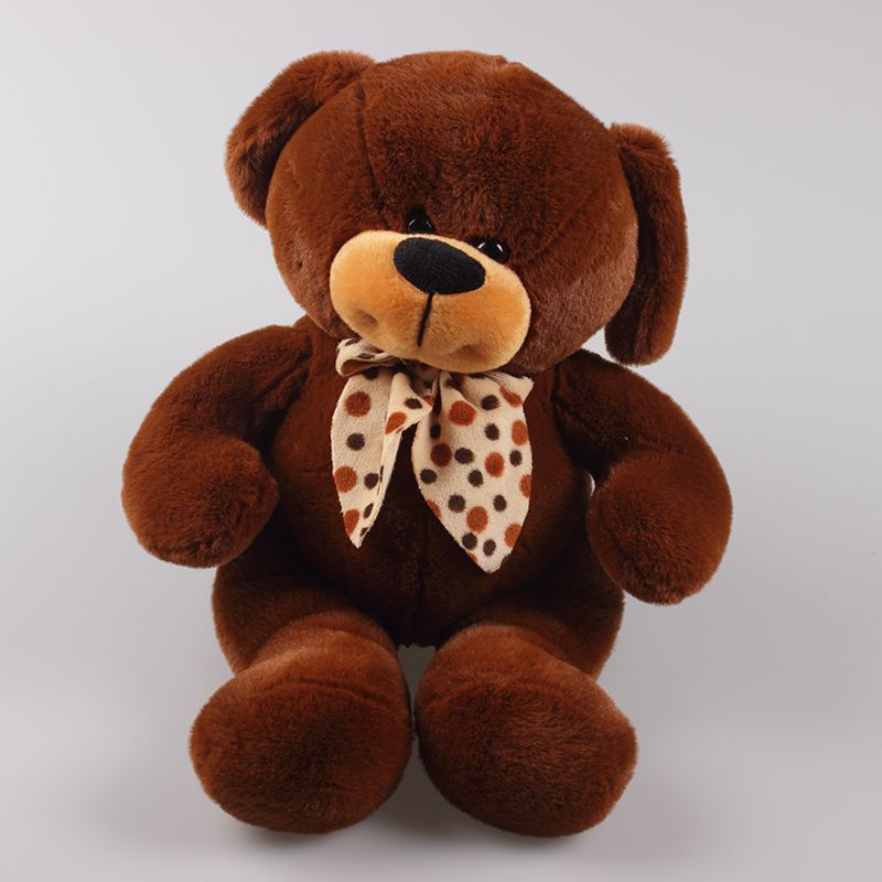 外贸出口毛绒围巾大熊厂家定制