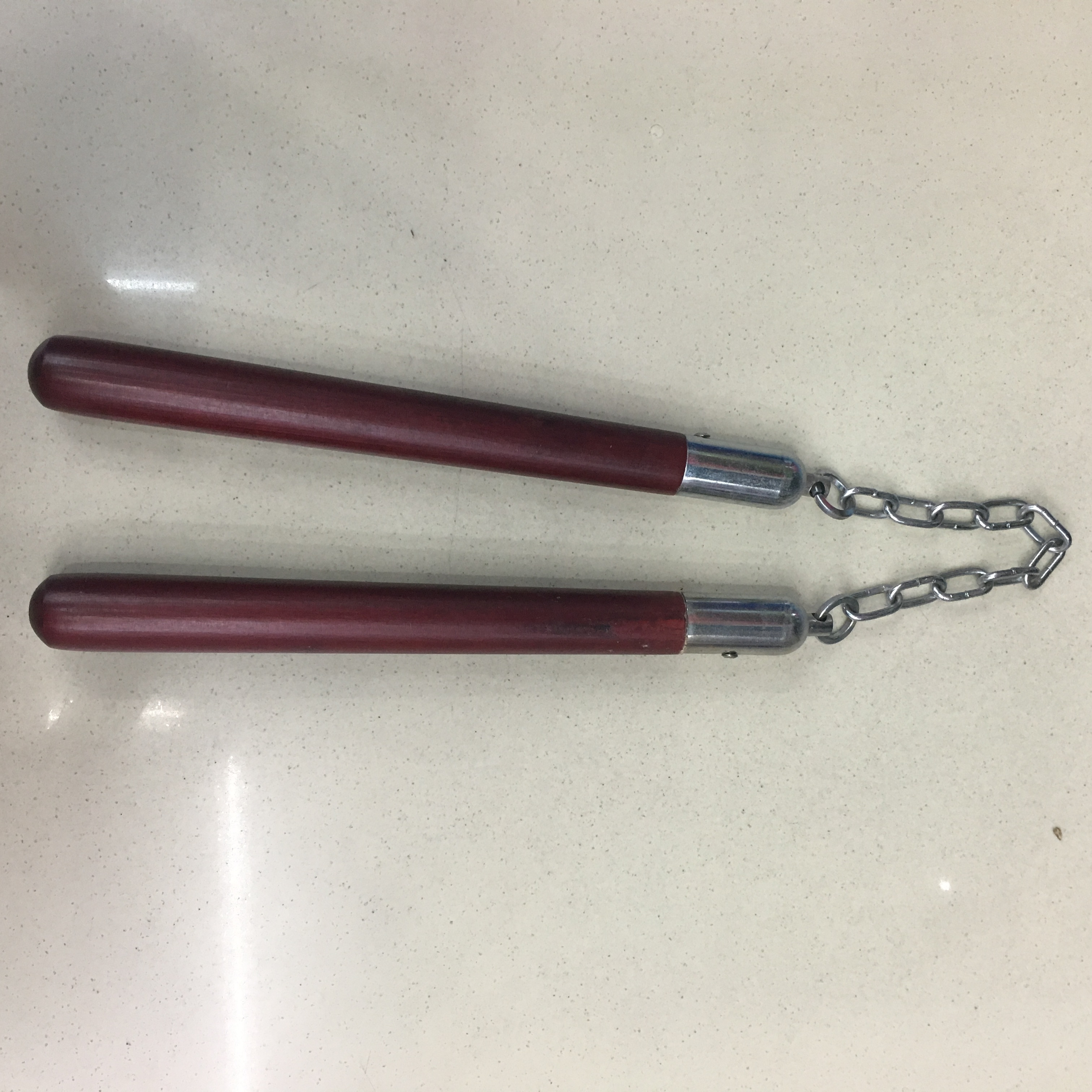 红木双节棍表演实战防身双节棍初学者练习跆拳道双节棍海绵双节棍