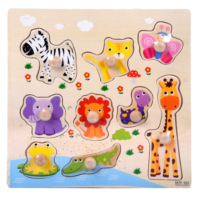Four types of heat transfer hand-holding boards for early education and intelligence development can help children exercise their flexibility, enhance hand-eye coordination, fine motor skills, concentration and endurance by recognizing the shapes and colors of animals pic 11