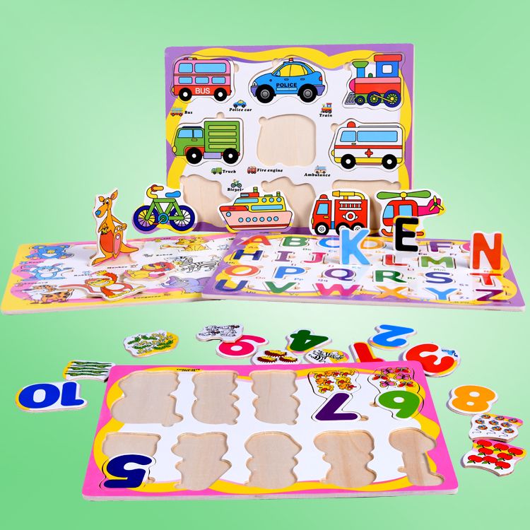 Wooden toys, intelligence jigsaw puzzles, early education, cognitive logical thinking ability cultivation, helping babies learn to order clearly and organize, flat board jigsaw puzzles, three-dimensional jigsaw puzzles, children's jigsaw puzzles, children Specification image