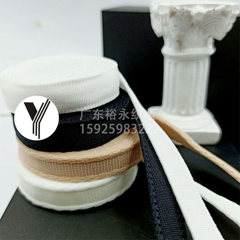 The manufacturer has in stock bra accessories such as steel ring covers, nylon explosion-proof shaped fishbone covers, and clothing accessories like rubber bone covers and webbing Item Picture