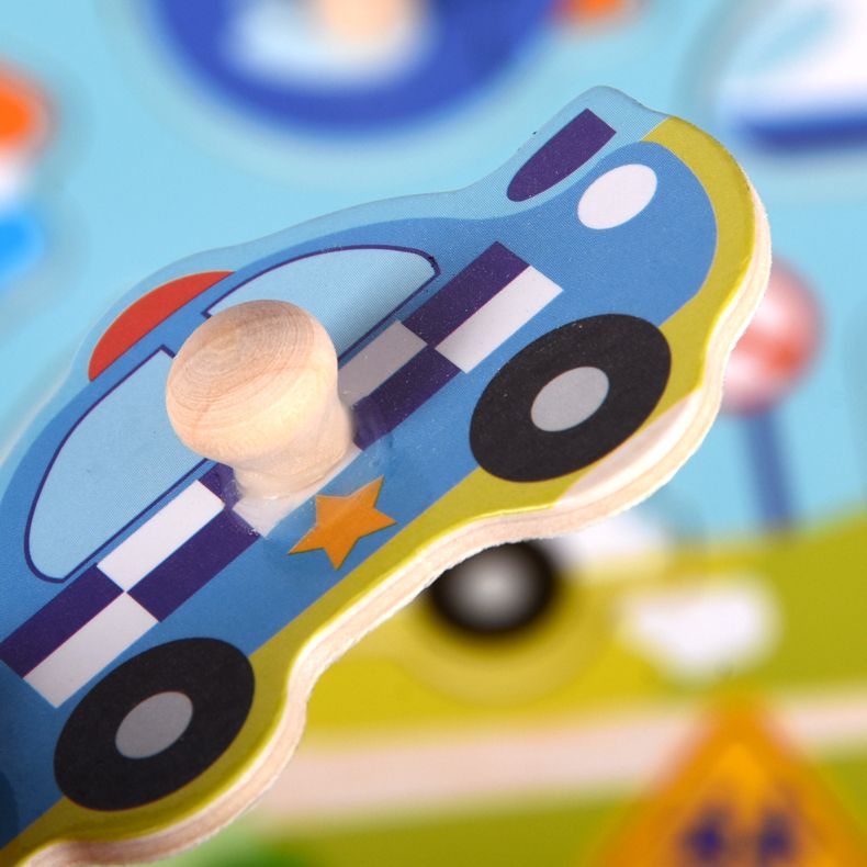 Wooden toys, educational jigsaw puzzles, early education, cognitive logical thinking ability cultivation, helping babies learn to order clearly and systematically, letter and number tools, and jigsaw puzzle toys Item Picture
