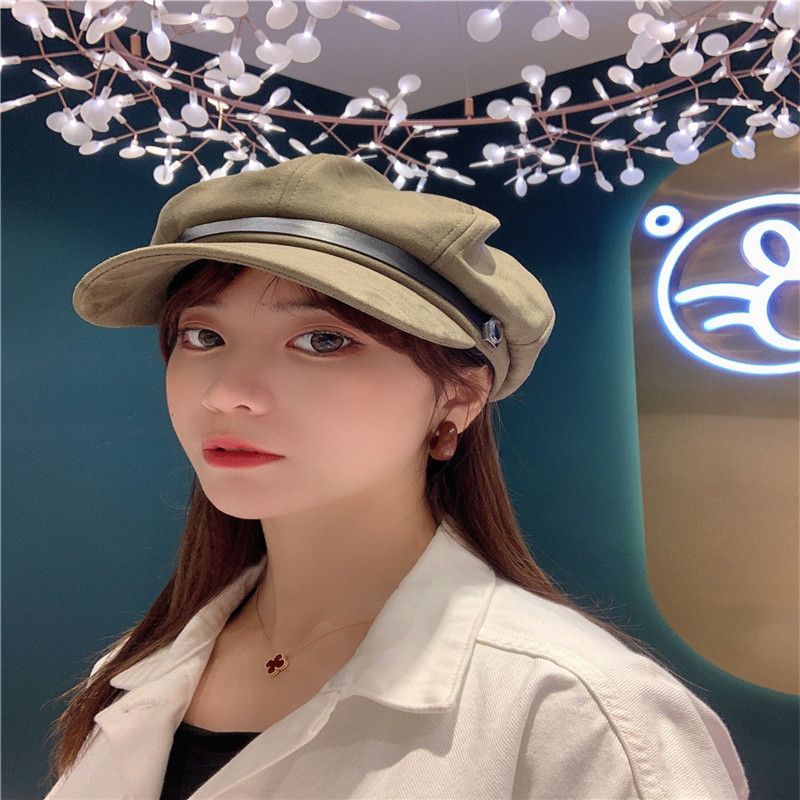 Octagonal cap, women's cap, Korean-style baseball cap, breathable and sunshade, versatile Japanese style new style Item Picture