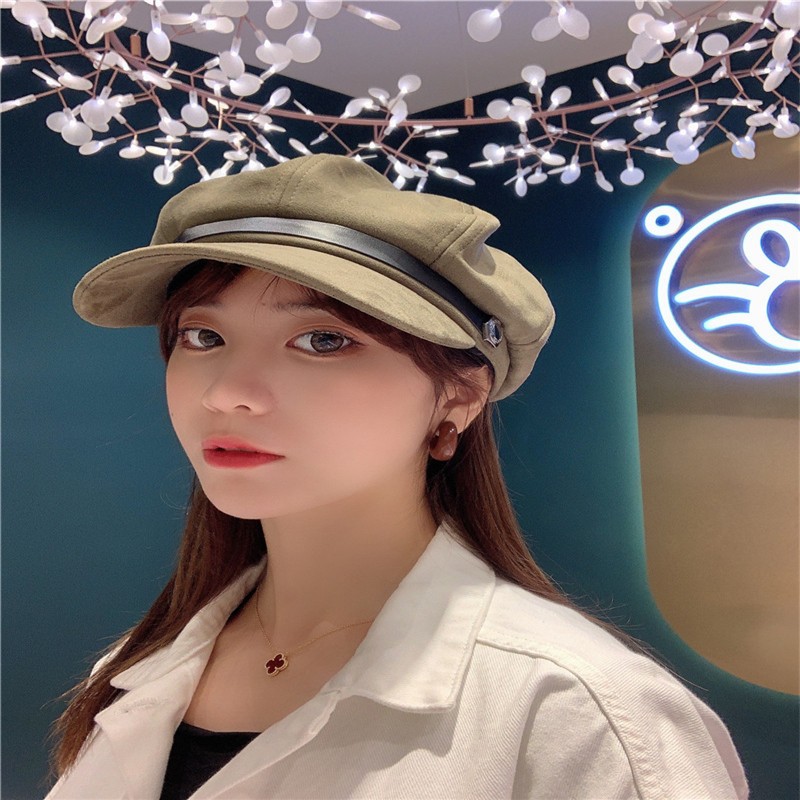 Octagonal cap, women's cap, Korean-style baseball cap, breathable and sunshade, versatile Japanese style new style detail image 6