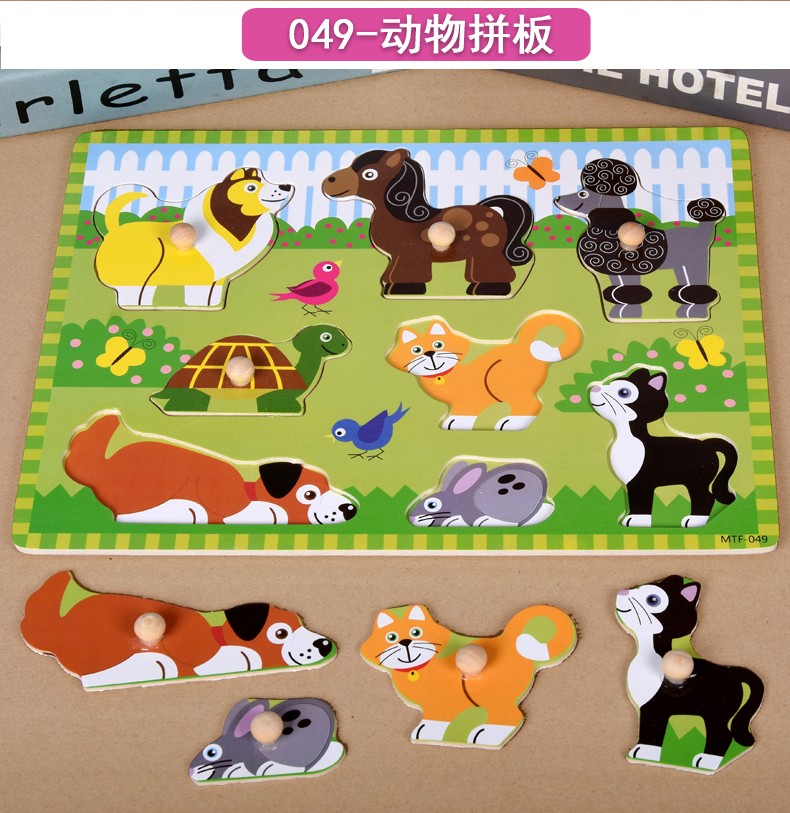 Wooden toys, educational jigsaw puzzles, early education, cognitive logical thinking ability cultivation, helping babies learn to order clearly and systematically, letter and number tools, and jigsaw puzzle toys pic 13
