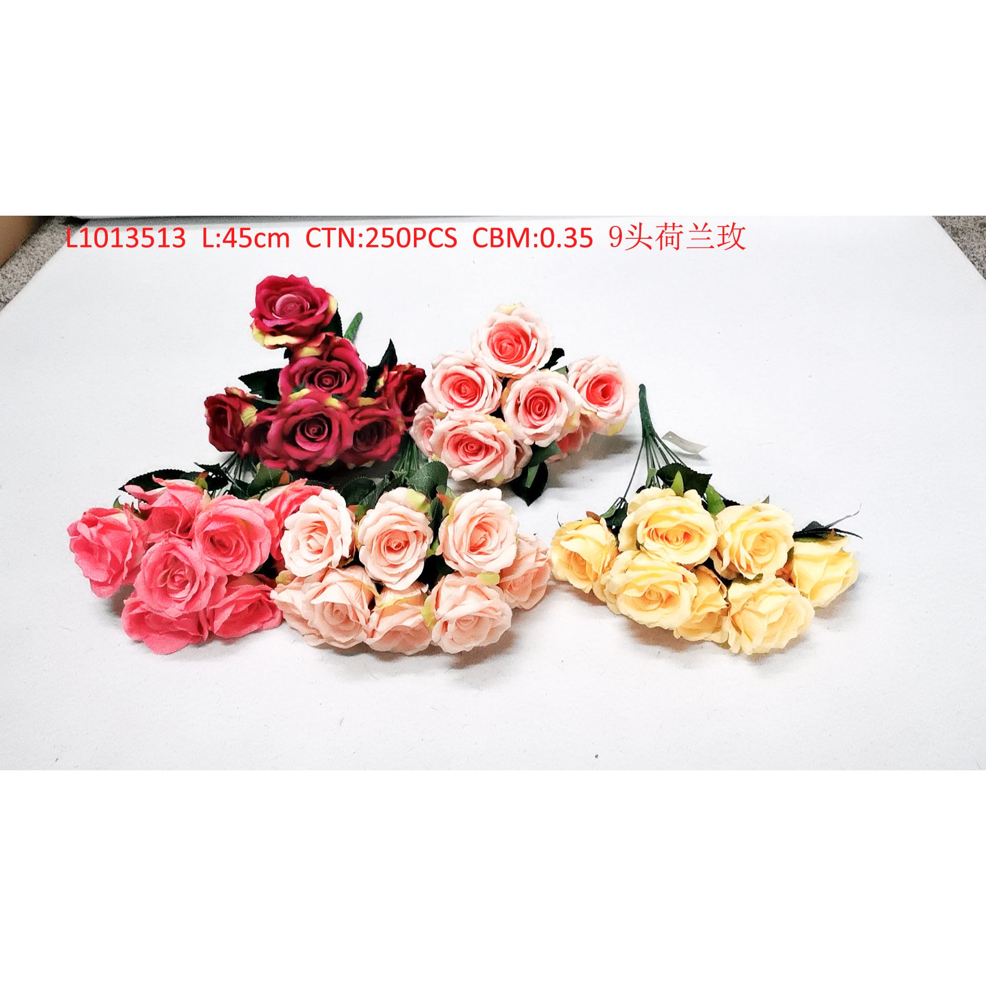 9 head Dutch Rose L1013513