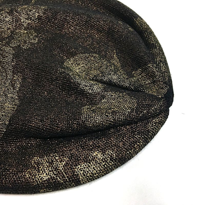 印花羊绒针织时装套帽详情图4