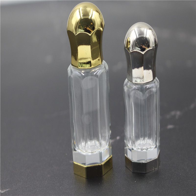 3毫升6毫升12毫升玻璃水晶迷你精油瓶合金精油瓶