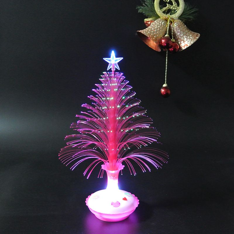 Color-changing fiber Optic Christmas tree LED Night light Fiber optic lamp