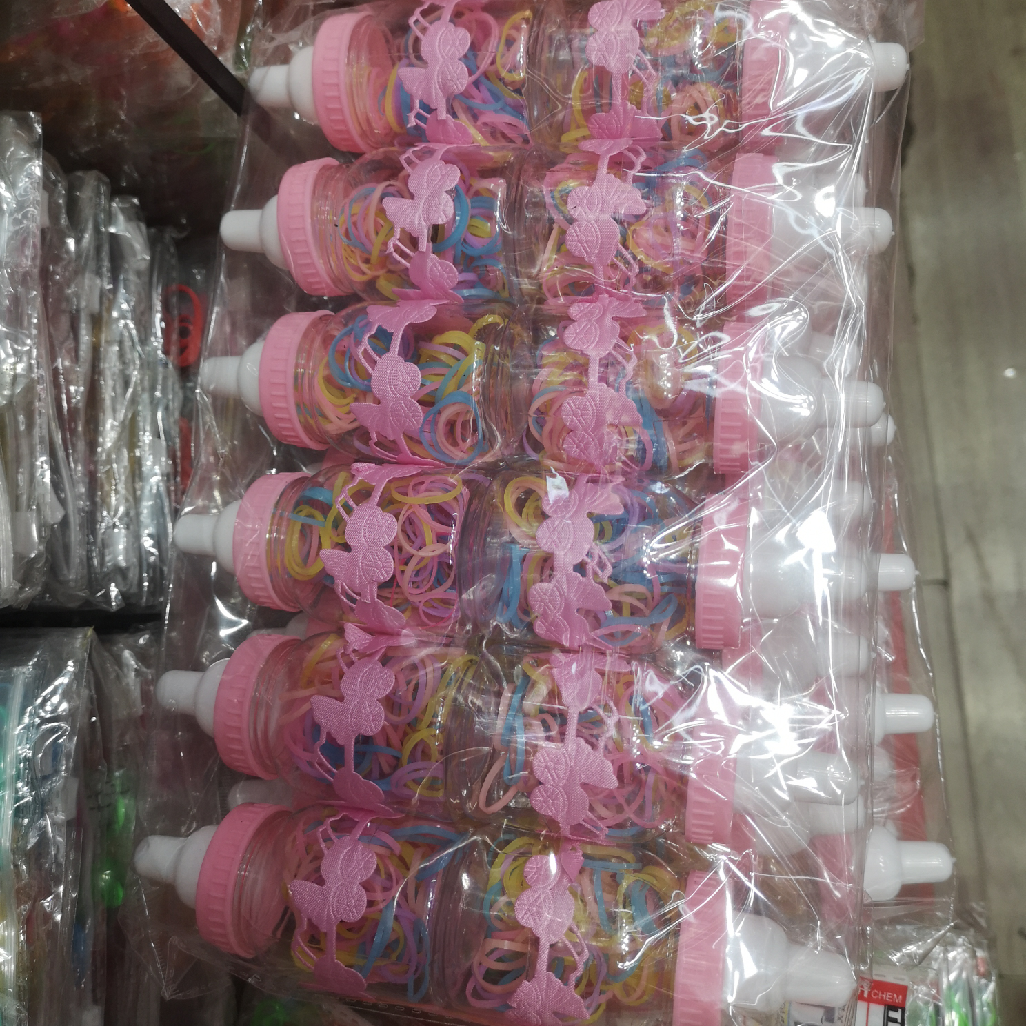 一次性皮筋奶瓶实色2014加厚