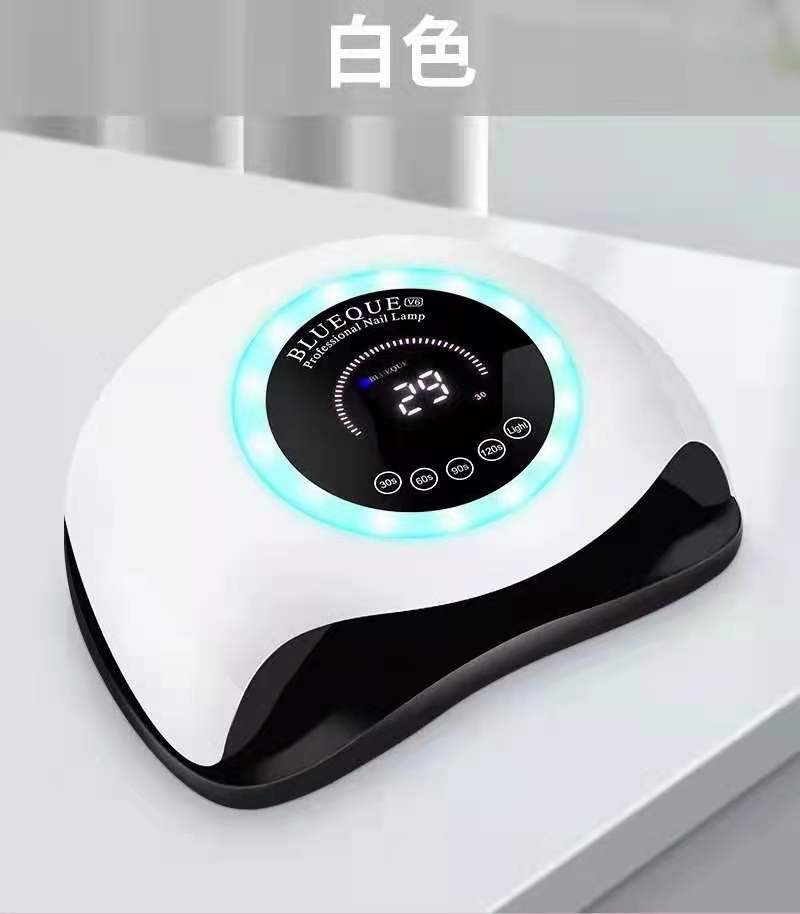 美甲烤灯光疗机168W大功率42UV/LED灯珠炫彩环灯BQV6指甲灯不黑手详情图3
