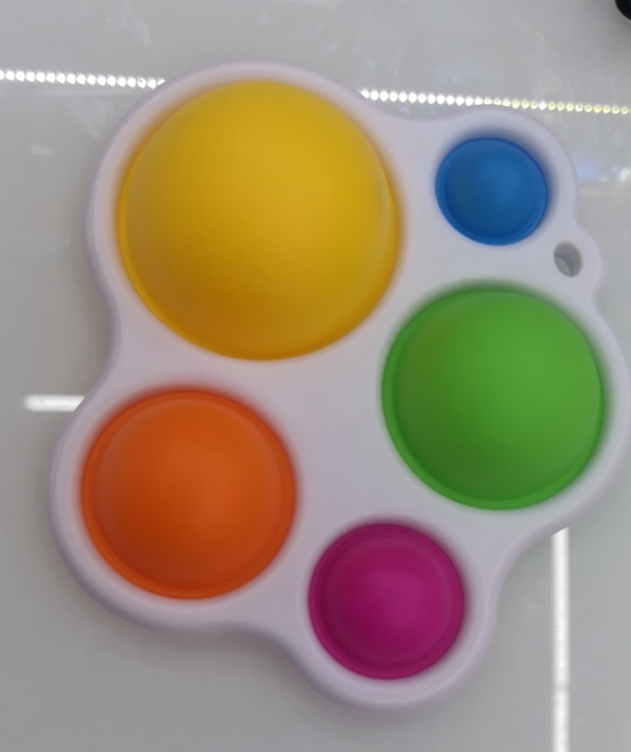 五孔泡泡乐白底实物图